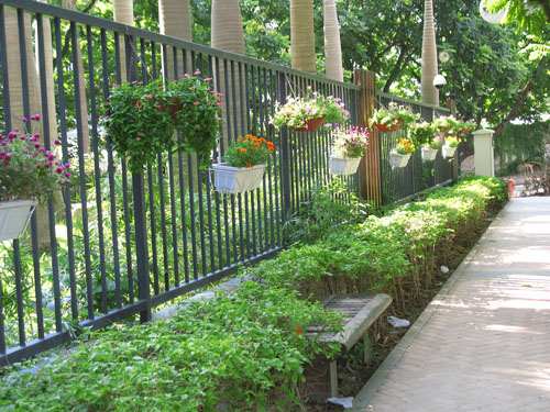 市政綠化帶花盆